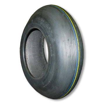 480/400 X 8 SMOOTH TIRE, 2 PLY, 4.6″ WIDE, 16.3″ OD