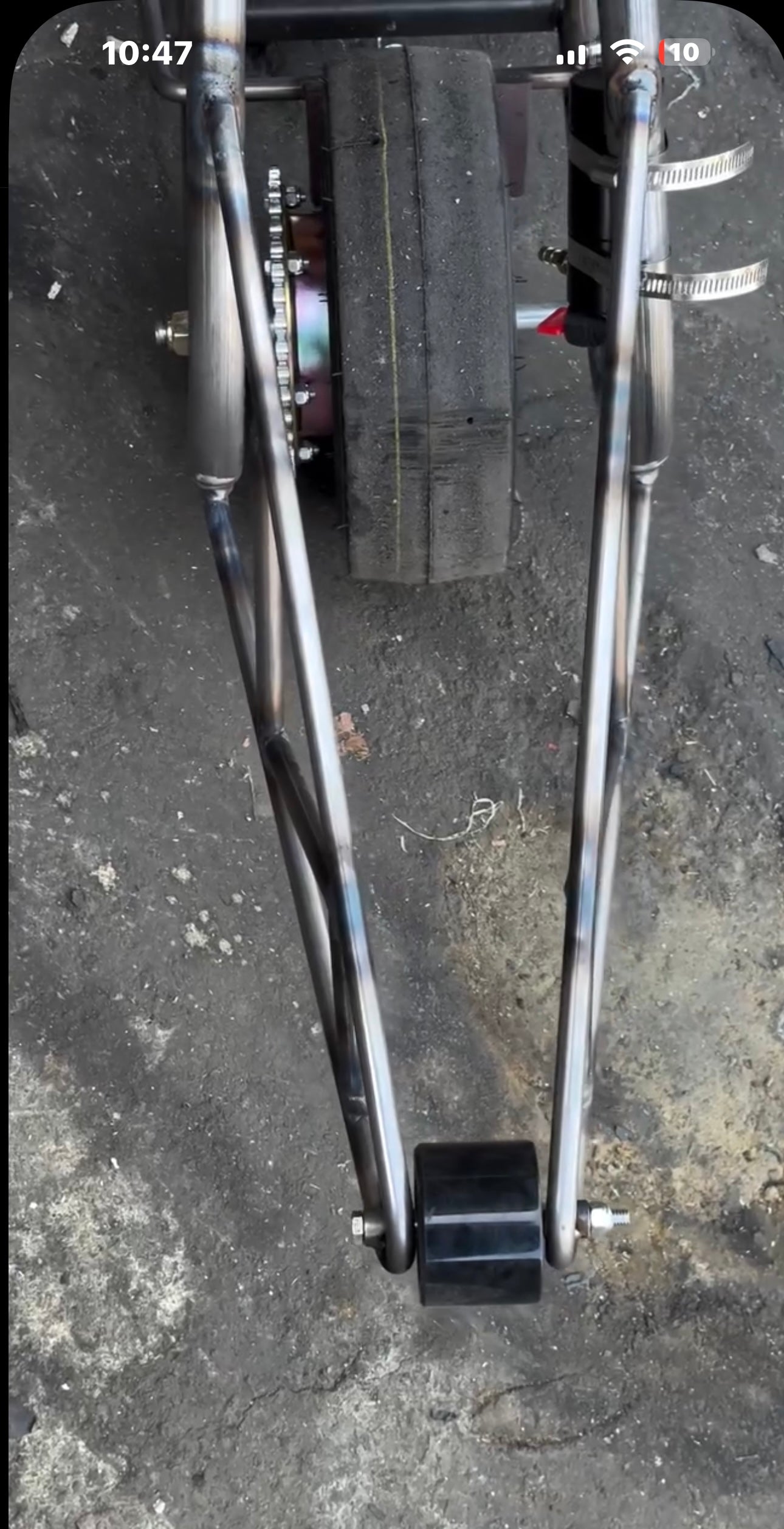 Weld on Wheelie Bar