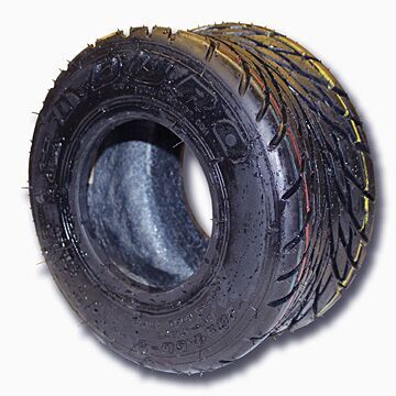 10-450 X 5 RAIN SLICK TIRE, 4 PLY, 5.0″ WIDE, 9.5″ OD